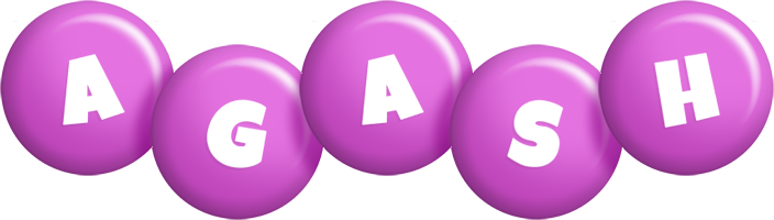 Agash candy-purple logo