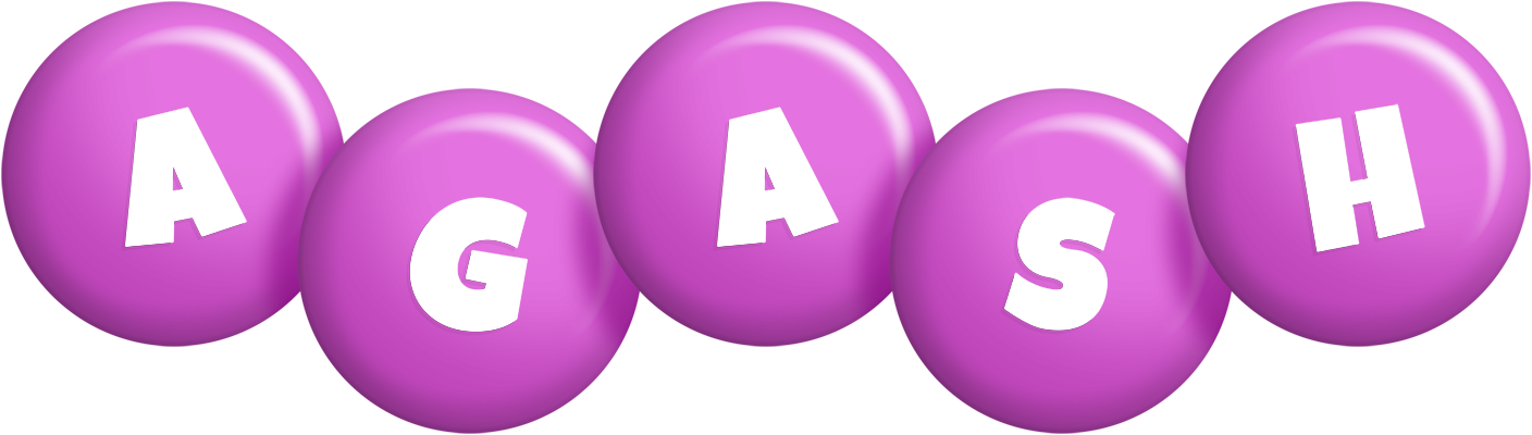 Agash candy-purple logo