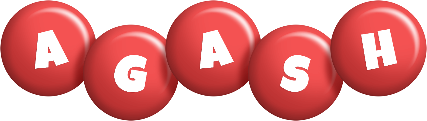 Agash candy-red logo