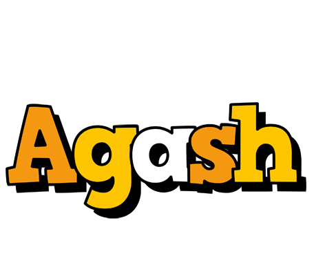 Agash cartoon logo