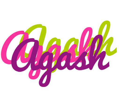 Agash flowers logo