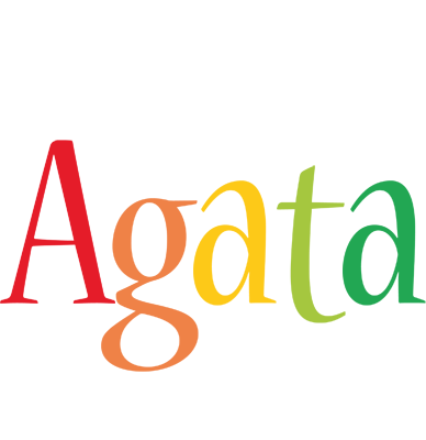 Agata birthday logo