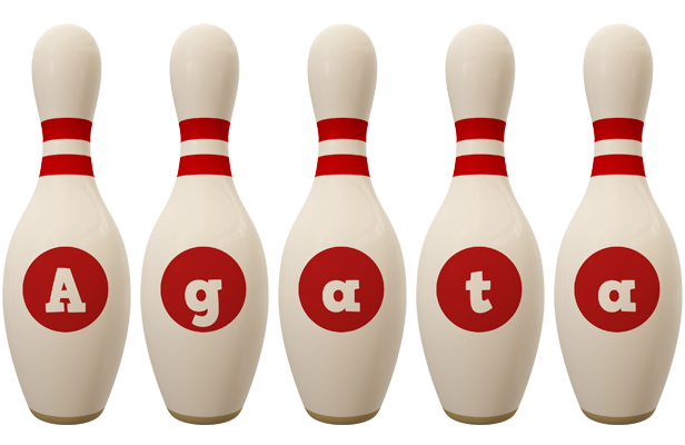 Agata bowling-pin logo