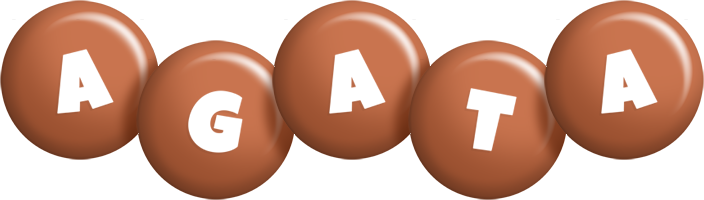 Agata candy-brown logo