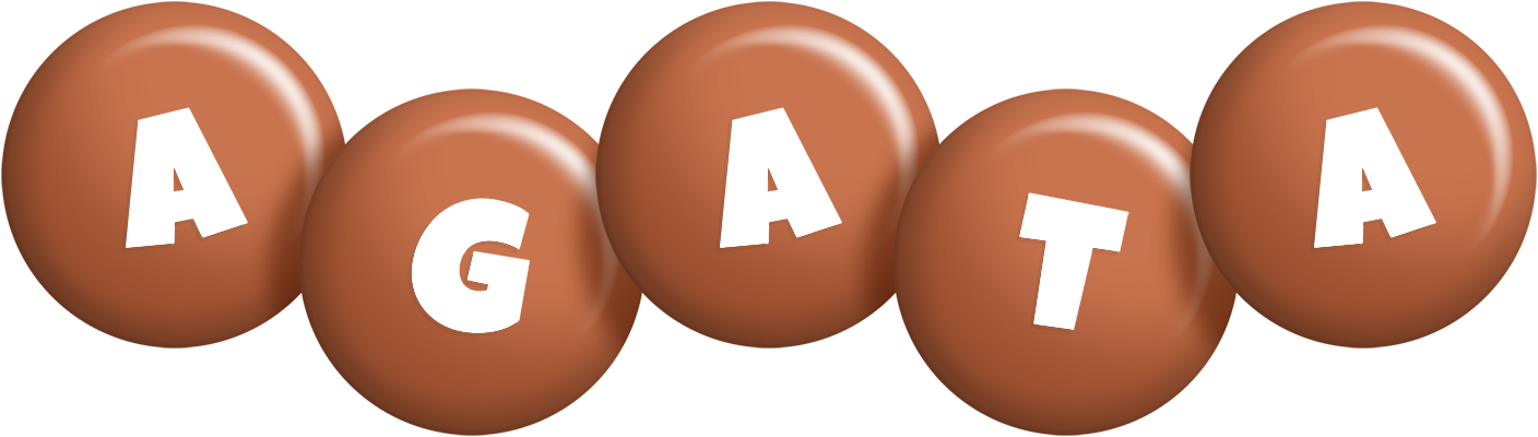 Agata candy-brown logo