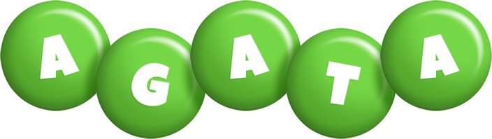 Agata candy-green logo