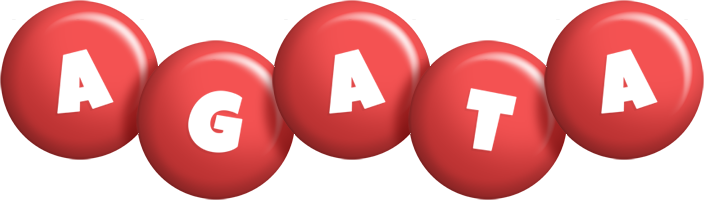 Agata candy-red logo