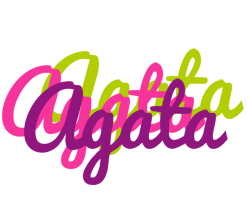 Agata flowers logo