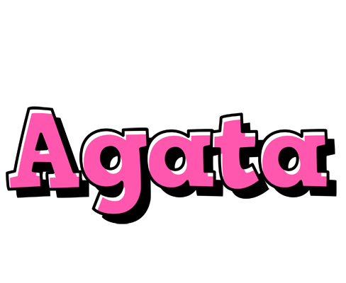 Agata girlish logo