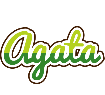 Agata golfing logo