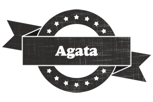 Agata grunge logo