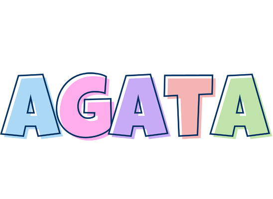 Agata pastel logo