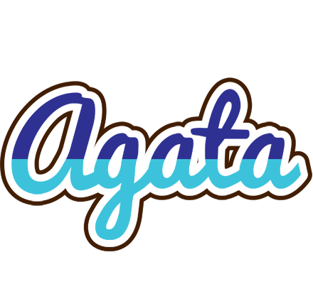 Agata raining logo
