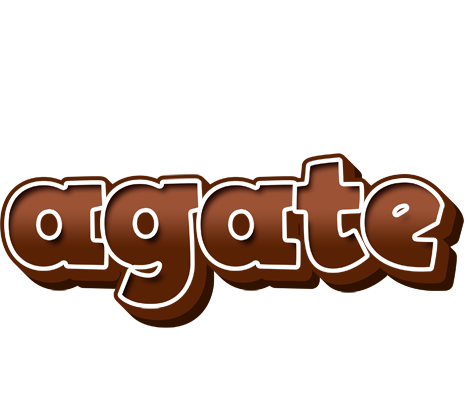 Agate brownie logo