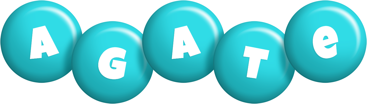 Agate candy-azur logo