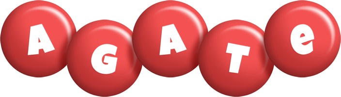 Agate candy-red logo