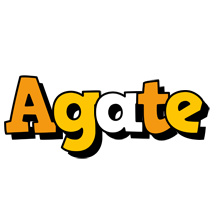 Agate cartoon logo