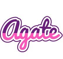 Agate cheerful logo