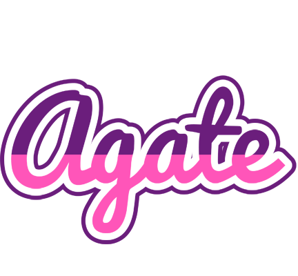 Agate cheerful logo