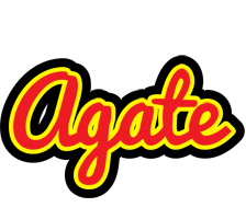 Agate fireman logo