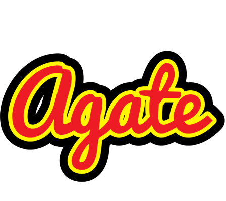 Agate fireman logo