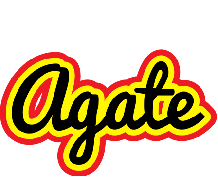 Agate flaming logo