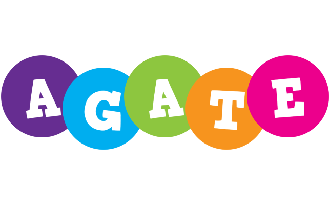 Agate happy logo