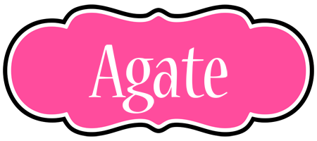 Agate invitation logo