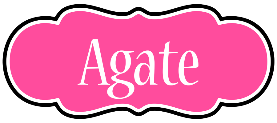 Agate invitation logo