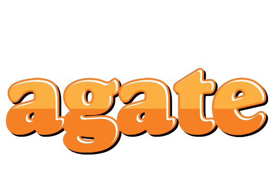Agate orange logo