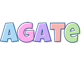 Agate pastel logo