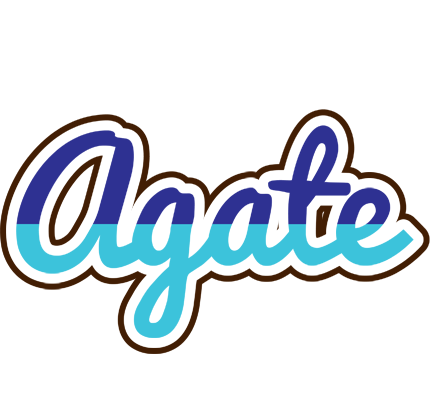 Agate raining logo
