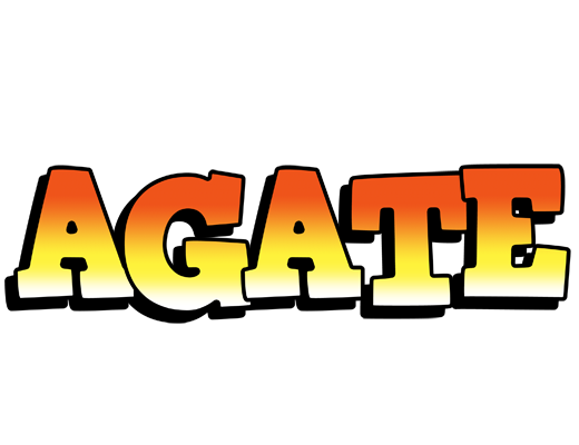 Agate sunset logo