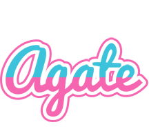 Agate woman logo