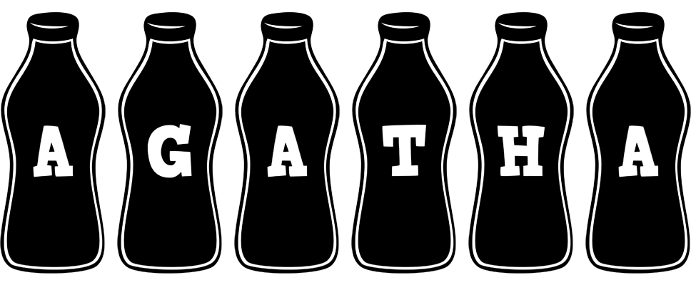 Agatha bottle logo