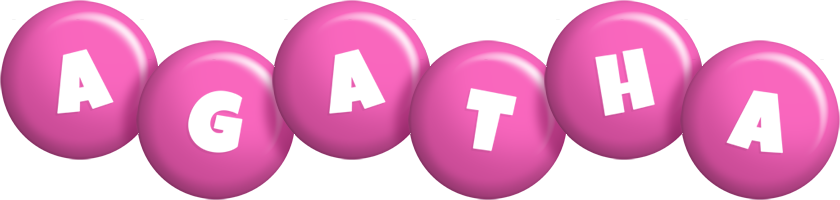 Agatha candy-pink logo