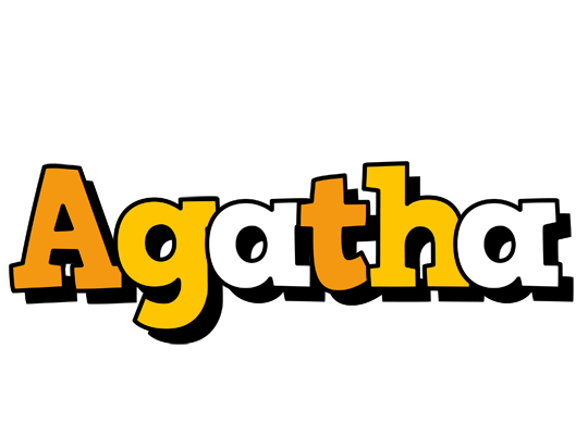 Agatha cartoon logo