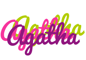 Agatha flowers logo