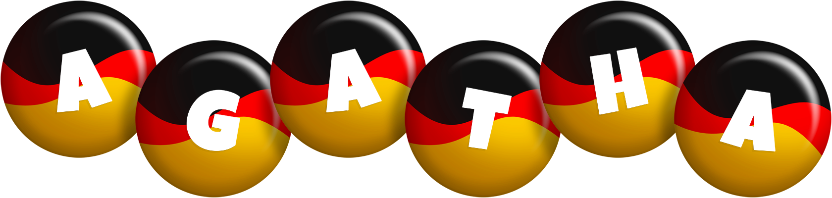 Agatha german logo