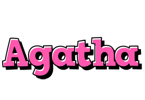 Agatha girlish logo