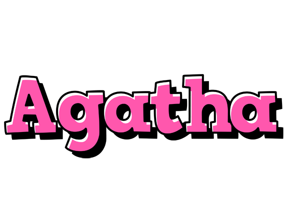 Agatha girlish logo