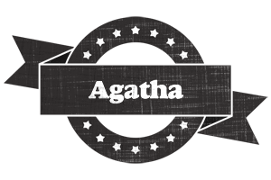 Agatha grunge logo