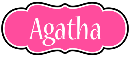 Agatha invitation logo