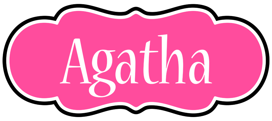 Agatha invitation logo