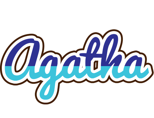 Agatha raining logo