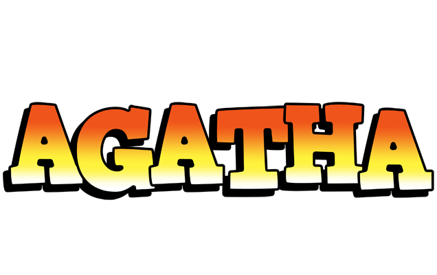 Agatha sunset logo