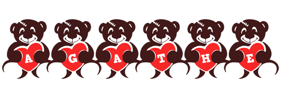 Agathe bear logo