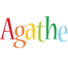 Agathe birthday logo