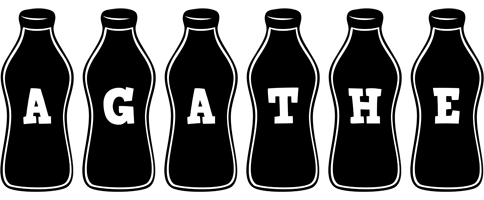 Agathe bottle logo