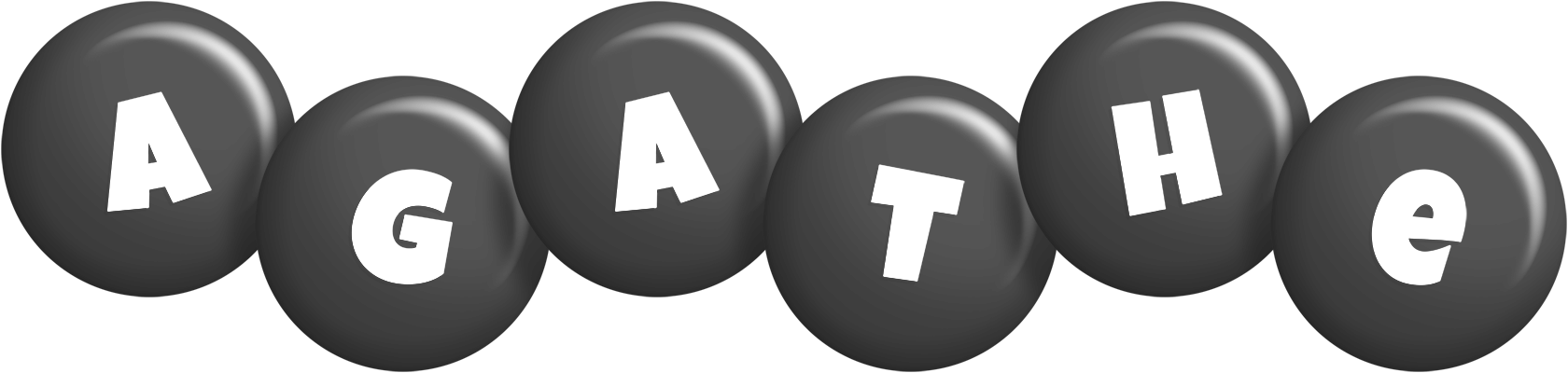 Agathe candy-black logo